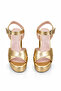 Golden Platform Evening Dress 6734 - 6
