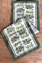 40X140Cm Woven Stain Resistant Printed Thai Feather Fabric Table Cloth Decorative Runner Washable - 4