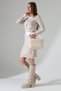 Striped Knitwear Women's Skirt – Soft Textured, Flexible Waist, Comfortable Cut, Casual and Stylish Skirt - 7