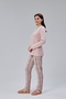 Women's Cotton Pajama Set Long Sleeve Plaid Bottom Comfortable Home Wear Winter Pajamas - 7