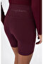 Athletics Biker Pants Claret Red Women's Leggings - 118356-Rs522 - 5