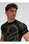 Titan Compression (Black) Slim Fit Crew Neck T-Shirt Black Unisex Youth