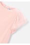 Girl's Chiffon Short Sleeve Blouse Powder 3195 - 3