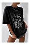 Patterned Face Printed T-Shirt - 2