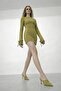 Backless Seersucker Mini Dress with Tie Detail - 2