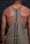 Fast Thin Strap Oversize Tank Top Green - 8