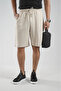 Trend Biz Beli Elastic Pocketed Pique Fabric Shorts - 2