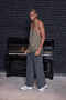 Fast Thin Strap Oversize Tank Top Green - 3