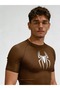 Spider Compression Narrow / Slim T-Shirt Brown Unisex Youth - 3