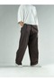 Striped Brown Men's Trousers Coc3117 - 2