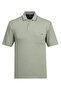 Men's Polo Collar Pocket Buttoned Short Sleeve Cotton Gray T-Shirt Classic Model - 5307 - 2