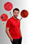 Premium 1. Classy Polo Collar Men's Lakos T-Shirt Comfortable Fit Breathable 100% Cotton - 2