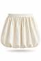 White Balloon Skirt - 2