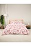 Flower World Cotton Double Red Duvet Cover Set 200X220 cm Red - 3