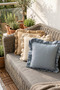 2 Pieces of Ruffled Linen Cushion Covers 40X40 cm – Decorative Cushion Covers, with Hidden Zipper - 5