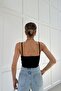 Basic Bra with String Straps Black - 4