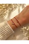 Letter Bracelet and Anklet 2-Piece Set