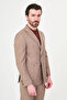 Straight Slim Fit Mono Collar Metal Buttoned Men's Suit Milk Coffee - 45464.26Y - 7