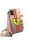 Samsung Galaxy A51 Compatible Silicone Edge Hard Back Anti-Fall Phone Case Ferrari Patterned - 3