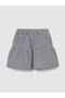 Kız Çocuk Lacivert Pull-On Tiered Şort