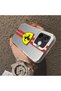 Oppo A5 Pro 5g Compatible Silicone Edge Hard Back Anti-Fall Phone Case Ferrari Patterned - 3