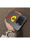 Redmi 9C Compatible Silicone Edge Hard Back Anti-Fall Phone Case Ferrari Patterned - 3