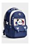 Rlx-1940 Set of 3 Children's Primary School Lunch Box with Pen Holder Lunch Box Bag Lunch Box Bag Lunch Box S Backpack Dark Blue - 2