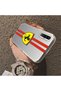 Samsung Galaxy A50S Compatible Silicone Edge Hard Back Anti-Fall Phone Case Ferrari Patterned - 3