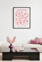 Natural Wooden Framed Floral Decorative Painting - Retro Botanical Pattern |   Huhu2088