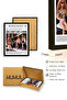 Black Wooden Framed Retro Painting - Fashion-Themed Art |   Huhu2770 - Single Table Black Frame - 3