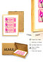 Natural Wood Framed Retro Painting - Valentine Love |   Huhu2425 - Single Table Natural Wood Frame - 3