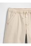 Erkek Çocuk Krem Pull-On Loose Denim Şort - 2
