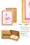 Natural Wood Framed Retro Painting - Cherry on Top Strawberry Pattern |   Huhu2498 - 3