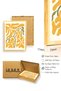 Natural Wood Framed Retro Floral Painting - Yellow Green Tones |   Huhu2660 - Single Table Natural Wood Frame - 3