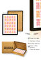Black Wooden Framed Painting - Decorative with Bear Figure in Pastel Tones |   Huhu2521 - Single Table Black Frame - 3