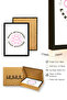 Black Wood Framed Retro Painting - Gratitude Quote Wall Art |   Huhu2248 - Single Table Black Frame - 3