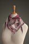Pastel Color Splash Pattern Sparkling Crystal Scarf - 4