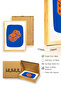 Natural Wood Framed Retro Dice Themed Painting - Game |   Huhu2275 - Single Table Natural Wood Frame - 3
