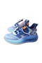 Boy's Smart Lace-Up Sports Shoes Sneaker Blue Orange - 4