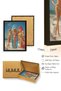 Black Wooden Framed Retro Painting - Vintage Decor |   Huhu2580 - Single Table Black Frame - 3