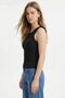 Black Crew Neck Stone-Embellished Blouse 2216 - 3