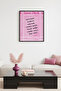 Black Wood Framed Retro Painting - Success Message Handwritten Art |   Huhu2541 - Single Table Black Frame