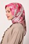 Pastel Color Splash Pattern Sparkling Crystal Scarf