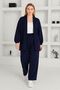 PLUS SIZE CREPE SUIT WITH JACKET AND TROUSERS