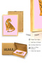 Natural Wood Framed Retro Tiger Painting - Vibrant Forest Animals Decor |   Huhu2373 - Single Table Natural Wood Frame - 3