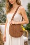 Natural Brown Hand Knitted Women's Shoulder Bag – Bohemian Handmade Bag - 3