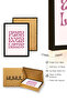 Black Wooden Framed Retro Typography Print - Motivational Text Art |   Huhu2686 - Single Table Black Frame - 3