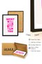 Black Wood Framed Retro Pop Art Painting - Lucky You Heart Design |   Huhu2528 - Single Table Black Frame - 3