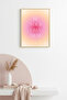 Minimalist Muse Written Painting with Natural Wooden Frame - Inspirational |   Huhu2733 - Single Table Natural Wood Frame