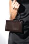 Destiny Brown Patent Leather Women's Evening Dress Bag - 2